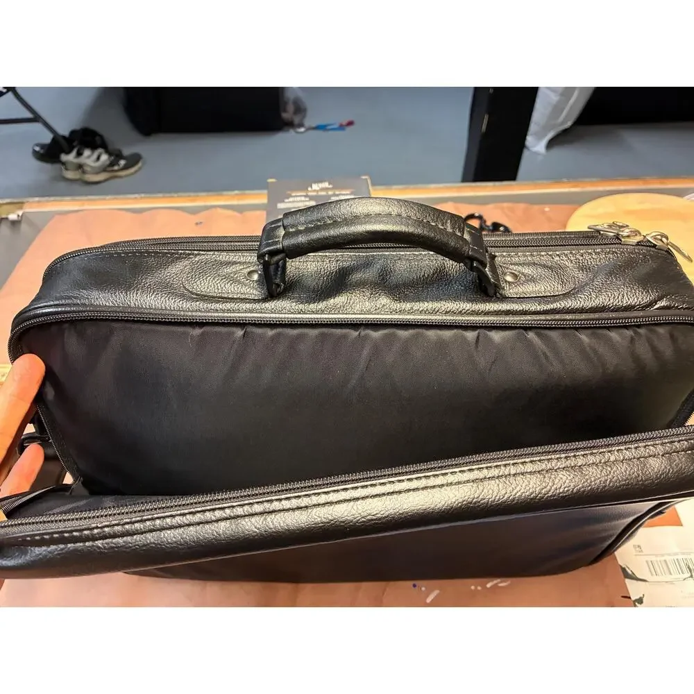 Vintage Case-Tek Leather Briefcase Bag | Genuine Leather Laptop Case